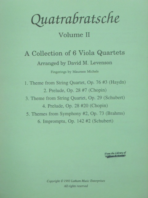 ALBUM: Quatrabratsche Vol. 2