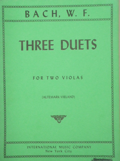 Three Duets for Two Violas
