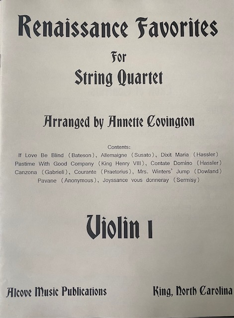 Renaissance Favorites for String Quartet