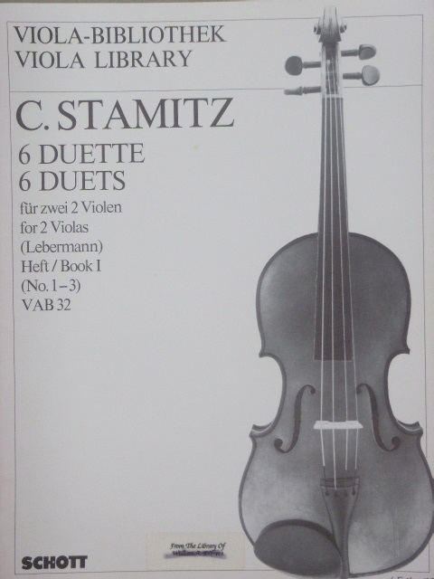 Six Duets for Two Violas (2 Vol.)