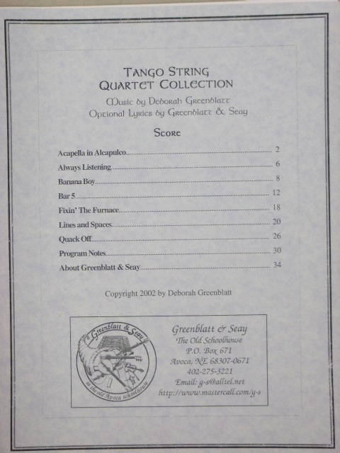 ALBUM: Tango String Quartet Collection