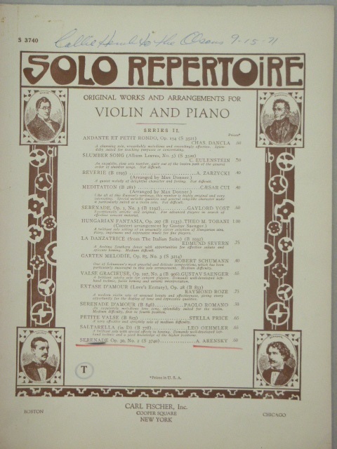 Serenade in G Major Op. 30 No. 2