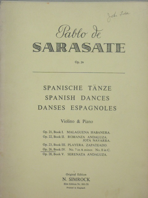 Spanish Dance Op. 26 Nos. 7 and 8