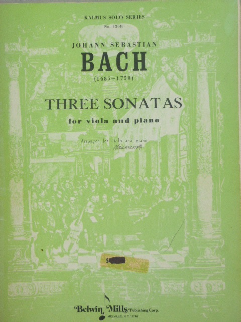 ALBUM: Three Sonatas for Viola and Piano