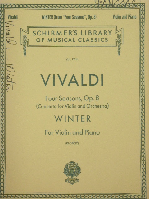 Four Seasons Op. 8 Winter
