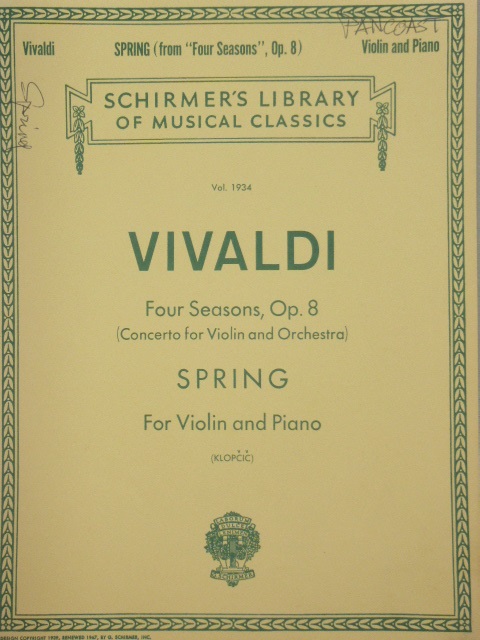 Four Seasons Op. 8 Spring