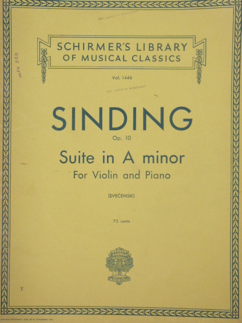 Suite in A Minor Op. 10