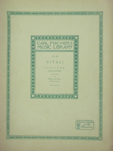 Ciaccona in G minor