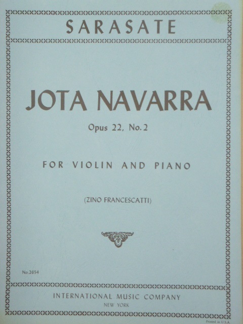Jota Navarra Op. 22 No. 2