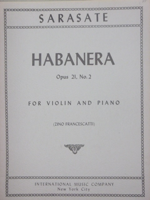 Habanera Op. 21 No. 2