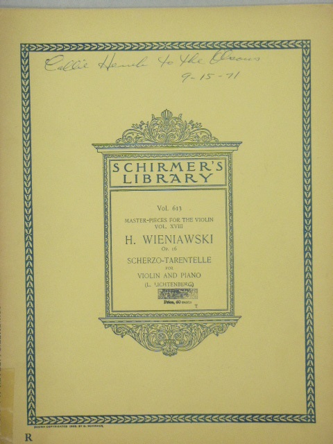 Scherzo-Tarentelle Op. 16