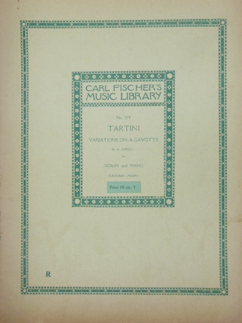 Variations on a Gavotte
