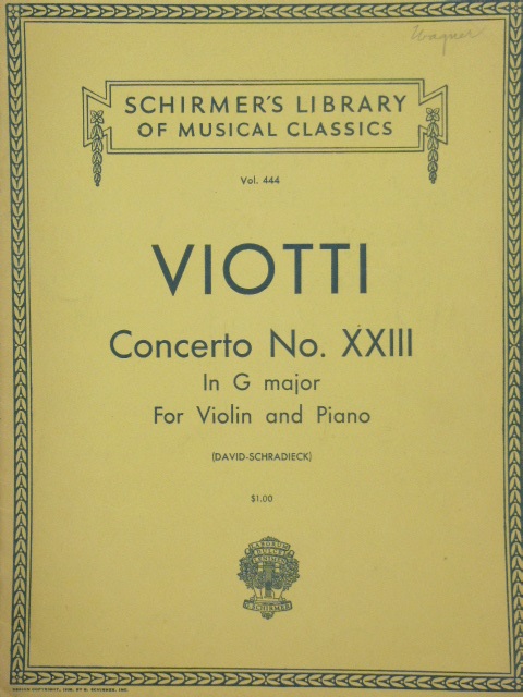 Concerto No. 23 for Violin