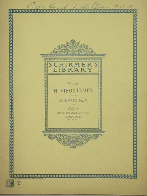 Concerto No. 5 for Violin