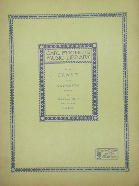 Concerto for Violin Op. 23