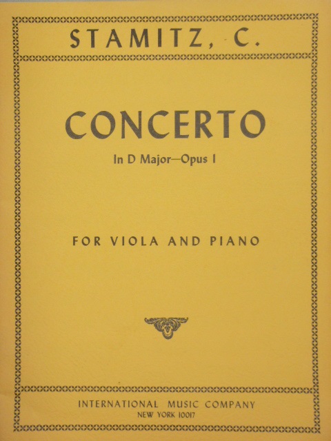 Viola Concerto Op. 1