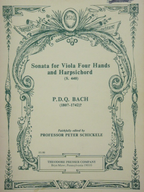 Sonata for Viola Four Hands and Harpsichord