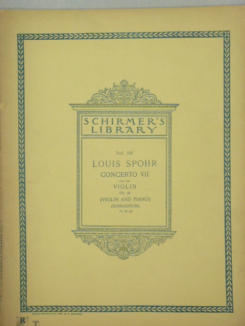 Concerto No. 7 for Violin Op. 38