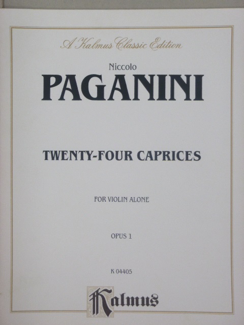 24 Caprices Op. 1