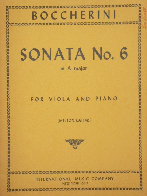 Sonata No. 6 in A Major