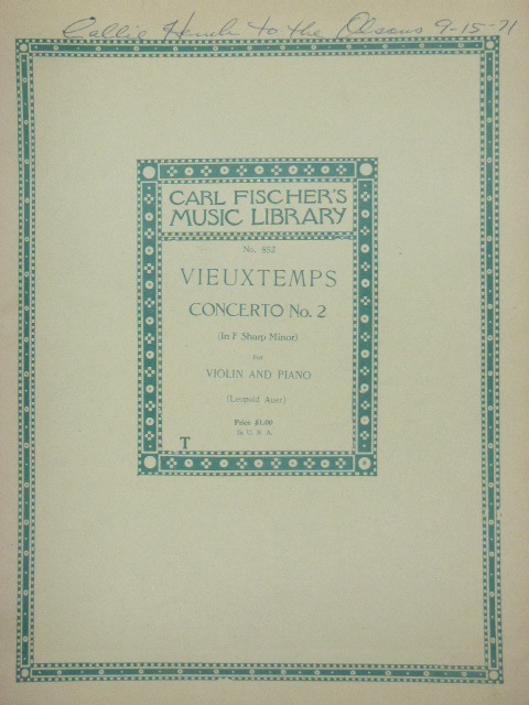 Concerto No. 2 for Violin Op. 19