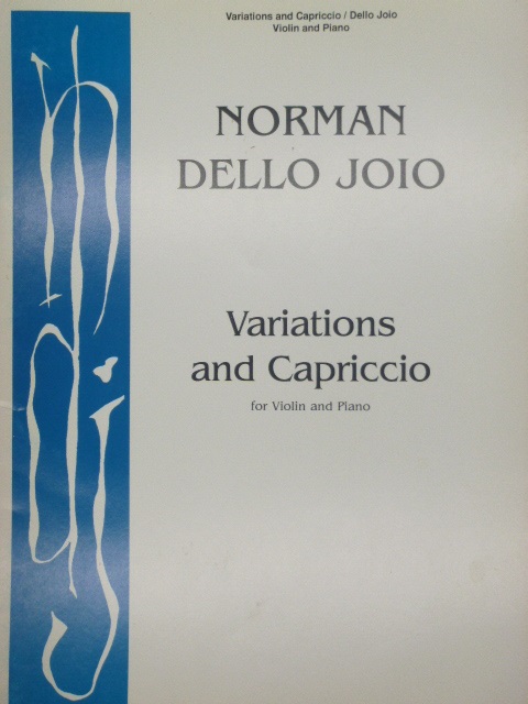 Variations and Capriccio for Violin and Piano