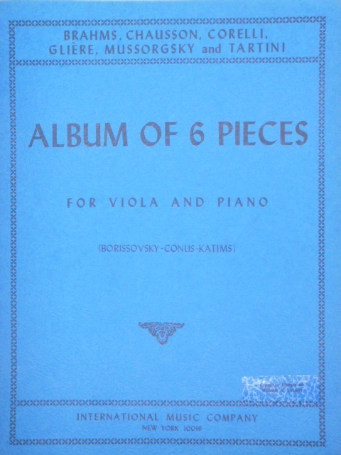 ALBUM of 6 Pieces for Viola and Piano