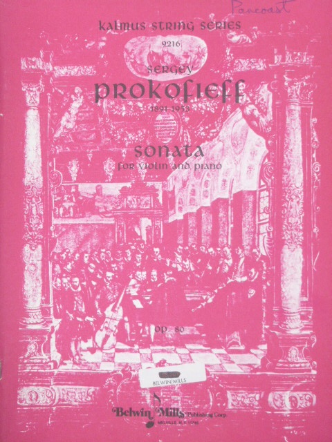Sonata for Violin and Piano Op. 80