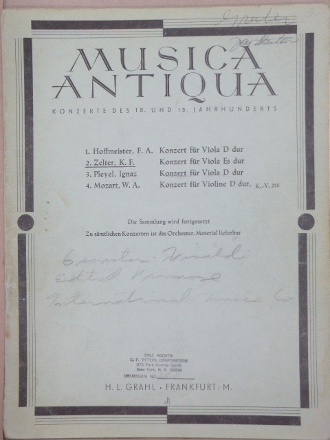Concerto for Viola