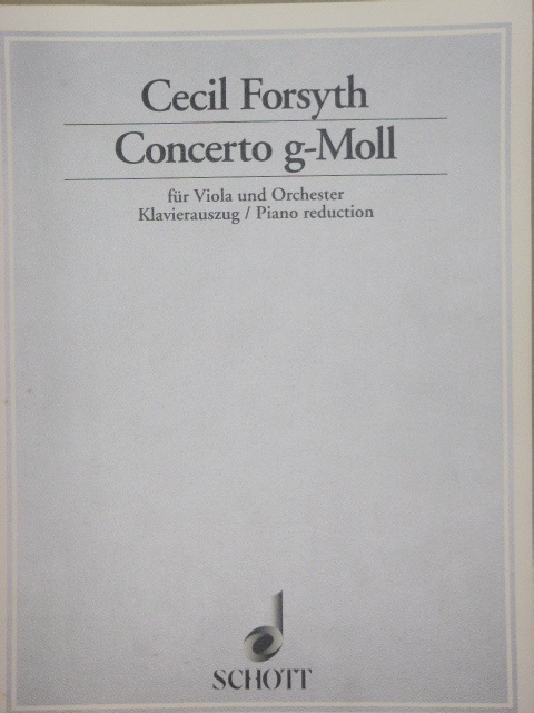 Concerto for Viola and Orchestra