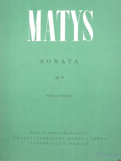 Sonata for Viola and Piano Op. 16