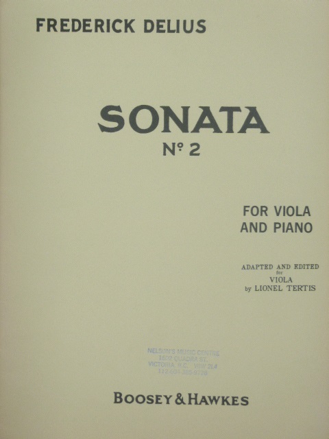 Sonata No. 2 (adapted for Viola and Piano)