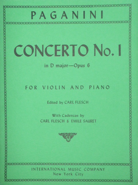 Concerto No. 1 for Violin Op. 6