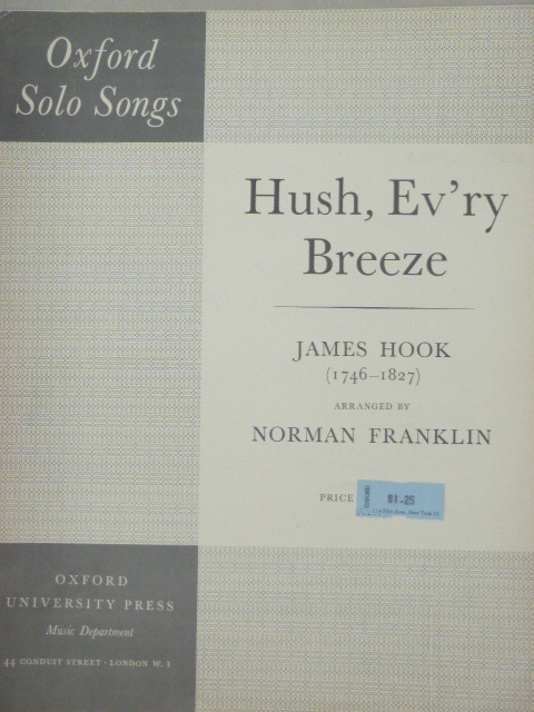 Hush, Ev'ry Breeze