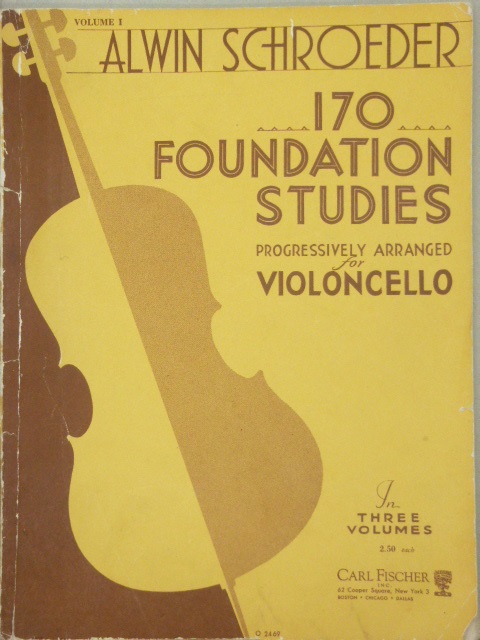 170 Foundations Studies for Cello Vol. 1