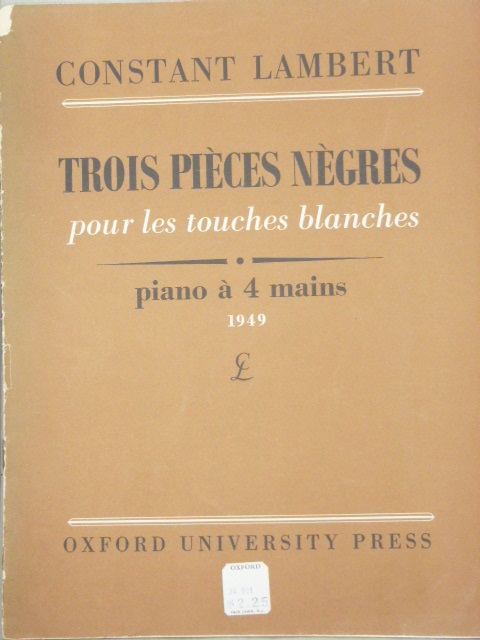 Trois Pieces Negres (pour les touches blanches)