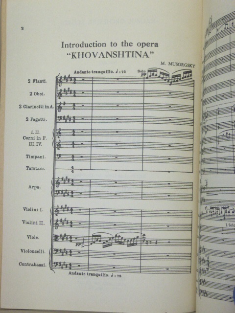 Khovantchina (Introduction to the Opera)