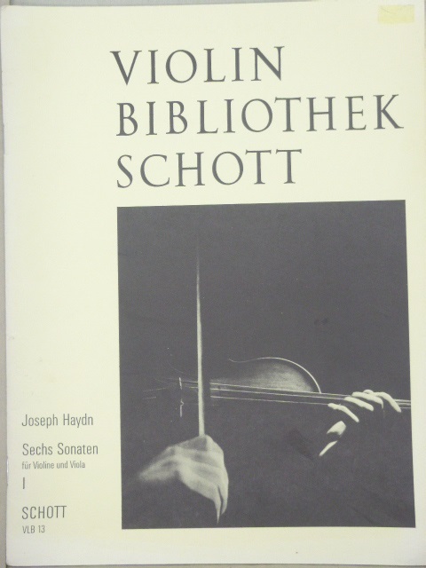 Sechs Sonaten Hob. VI Nos. 1-3 (Vol. 1)