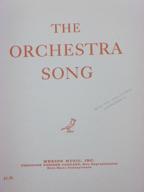 The Orchestra Song