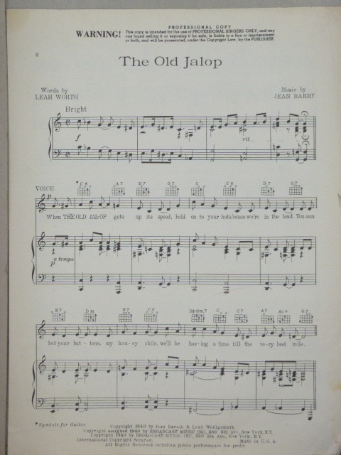 The Old Jalop