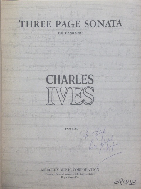 Three Page Sonata