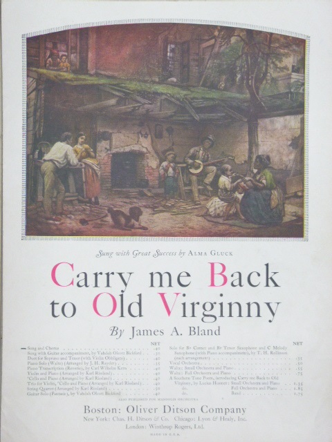 Carry Me Back to Old Virginny