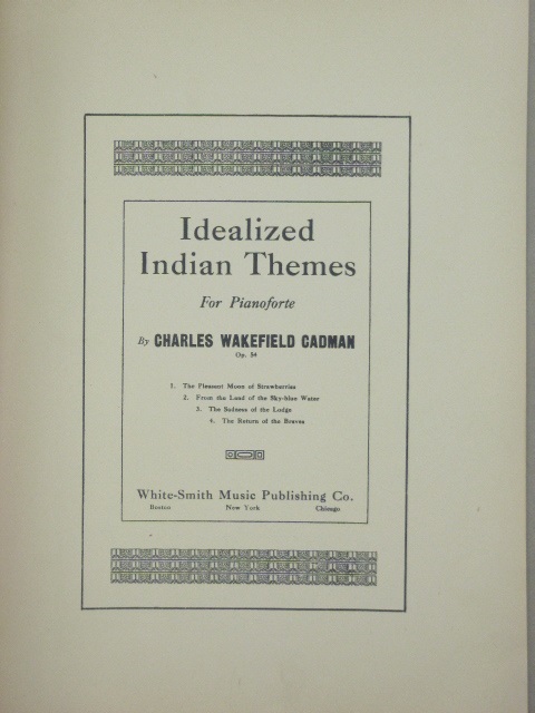Idealized Indian Themes Op. 54