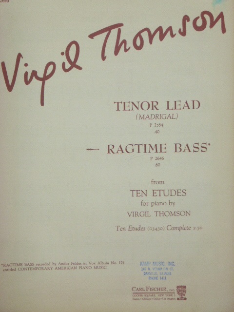 Ragtime Bass