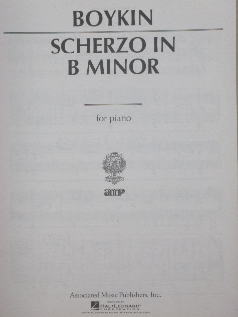 Scherzo in B Minor