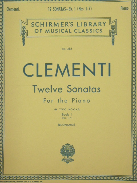 Twelve Sonatas for the Piano - Bk. 1
