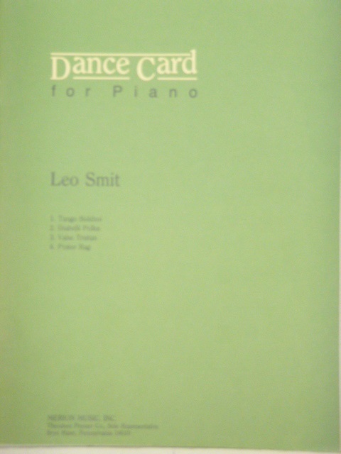 Dance Card for Piano