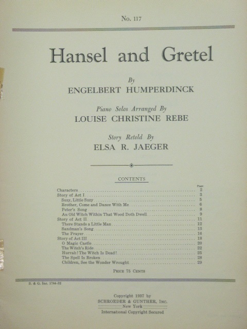 Hansel and Gretel