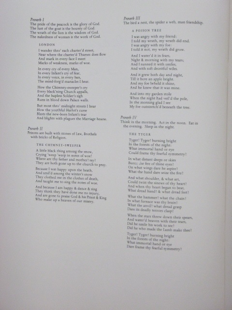 Songs and Proverbs of William Blake Op. 74