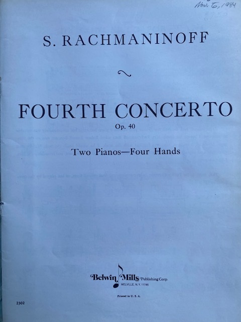 Fourth Concerto Op. 40